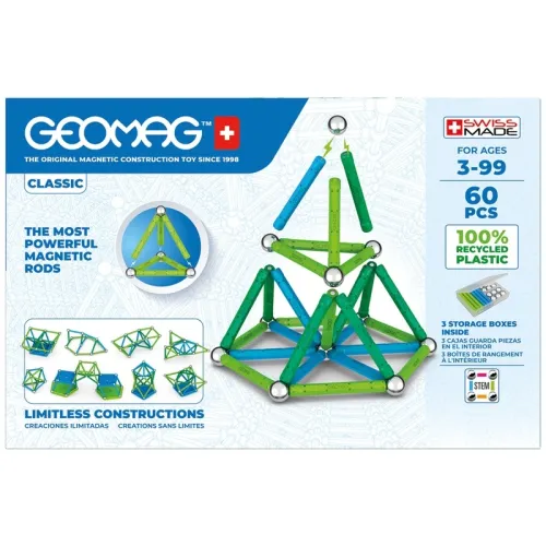Geomag Classic 60 darabos mágneses építő
