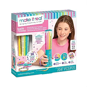Make It Real Swift Clicks – set de înșirat mărgele Heishi