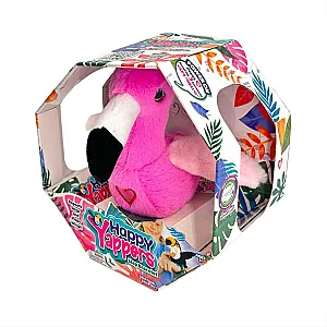 Happy Yappers pluș interactiv – flamingo