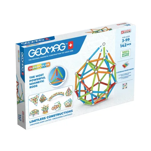 Geomag Supercolor Recycled, 142 darabos