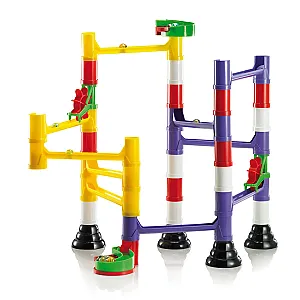 Quercetti Set de piste pentru bile, 45 piese