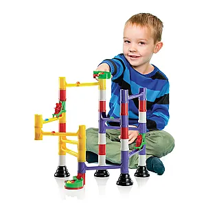 Quercetti Set de piste pentru bile, 45 piese