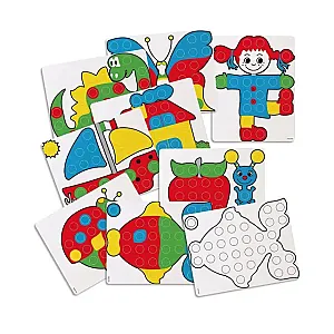 Quercetti Fantacolor Junior mozaik, 48 darabos