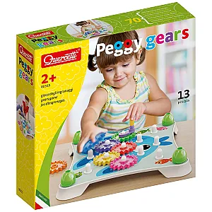 Quercetti Peggy Gears Fogaskerék, 13 darabos